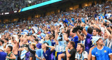Hinchas argentinos, fútbol. Foto: Télam