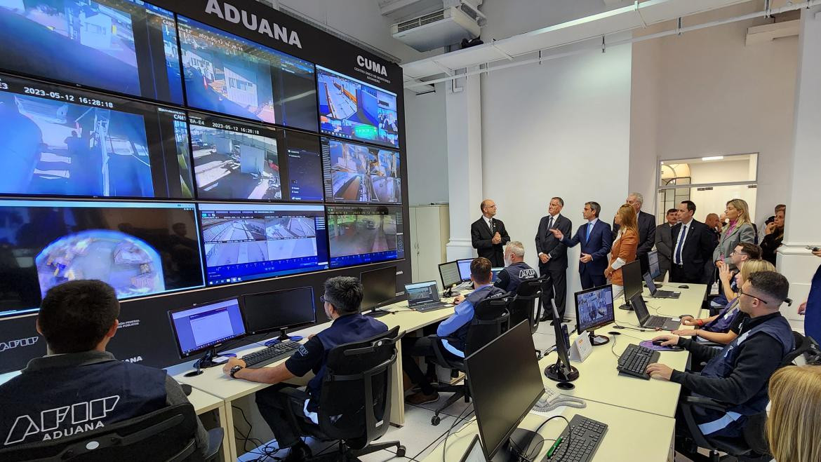El renovado Centro Único de Monitoreo Aduanero (CUMA). Foto: prensa Aduana