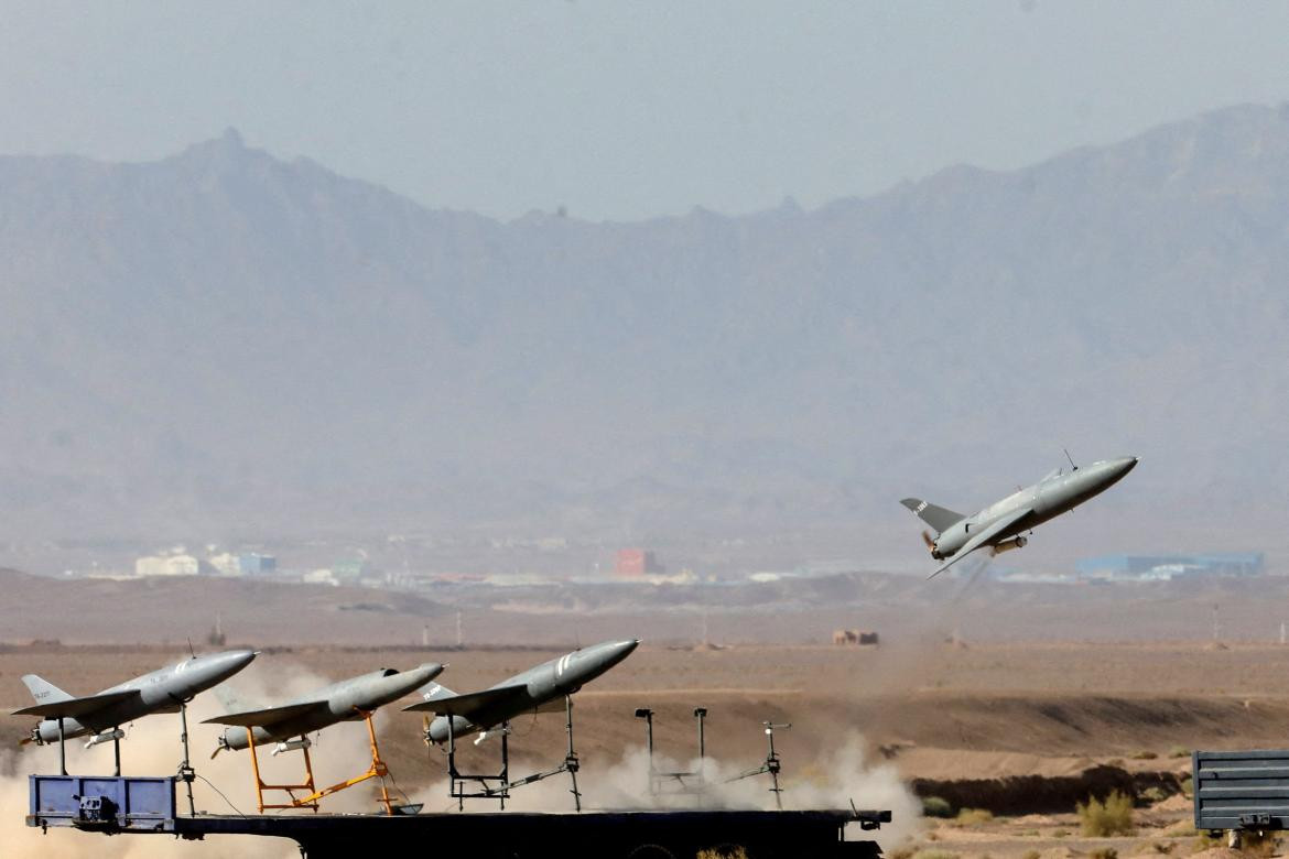 Drones en Irán. Foto: Reuters