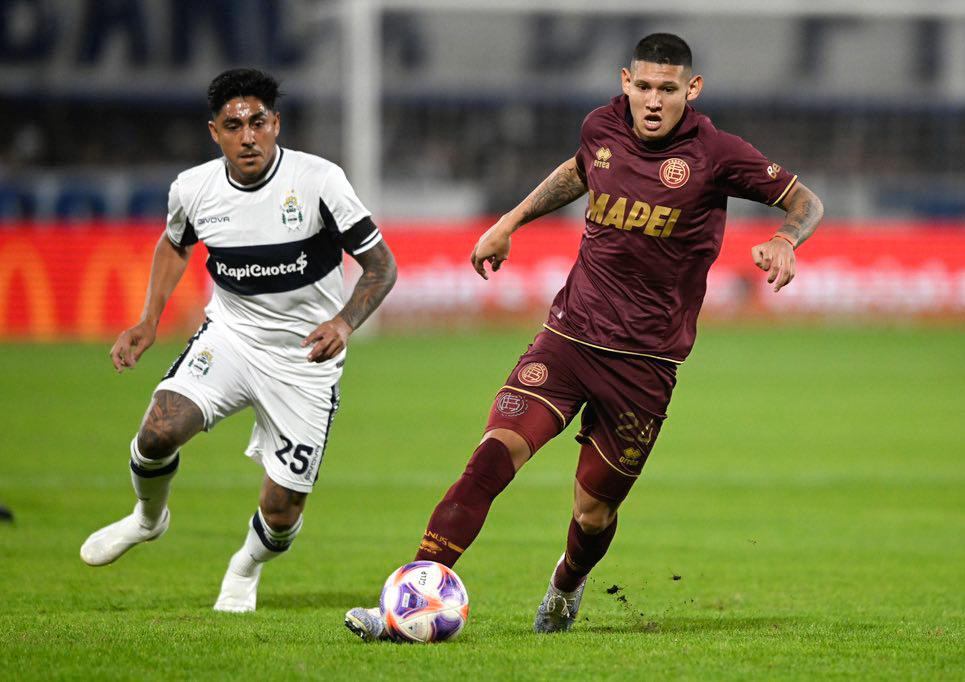 Gimnasia vs Lanús, Liga Profesional. Foto: NA