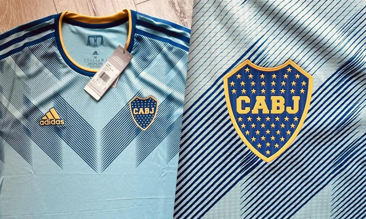La nueva camiseta de Boca Juniors. Foto: Captura.