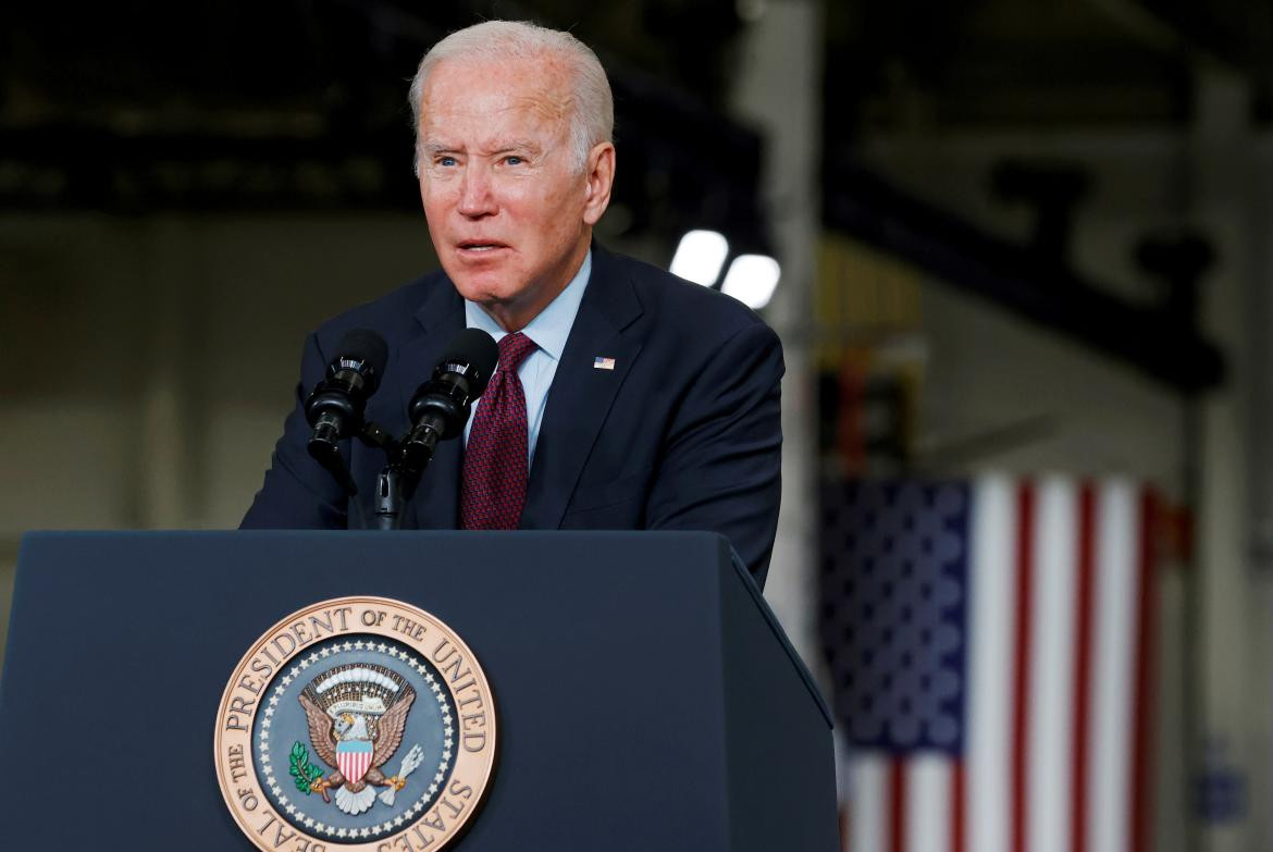 Joe Biden, actual presidente de EEUU. Foto: Reuters