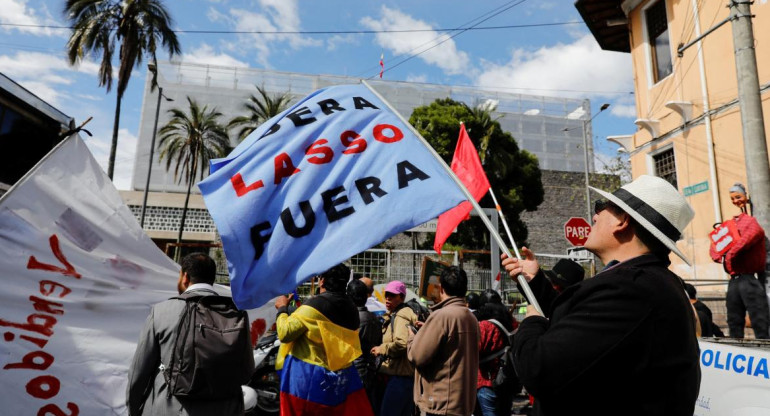 Ecuador, protestas contra Guillermo Lasso, Reuters