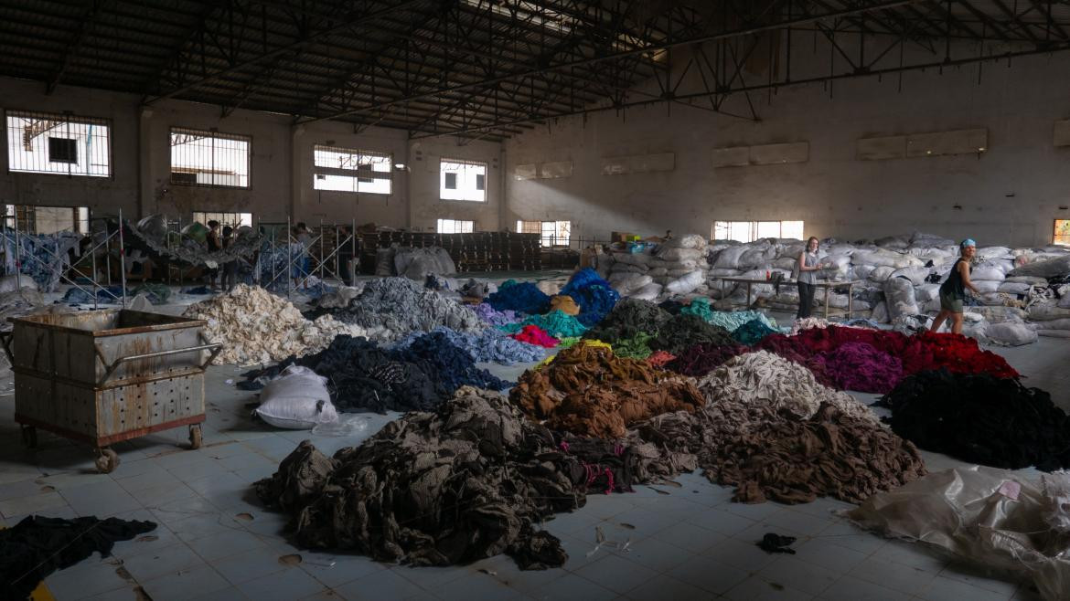 Residuos textiles. Foto: Unsplash
