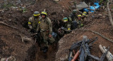Soldados ucranianos en Bajmut. Foto: Reuters.