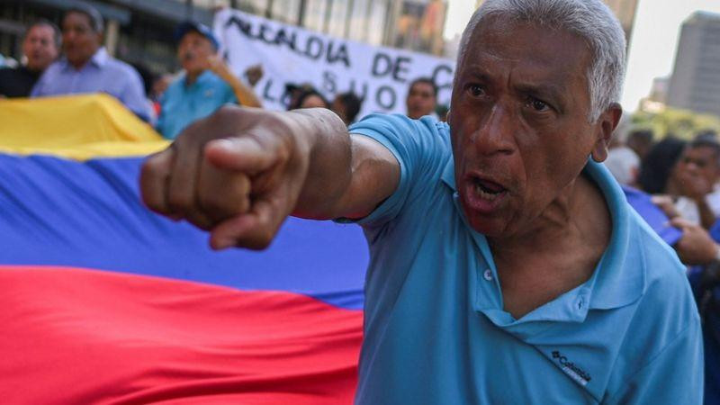 Protestas en Venezuela. Foto: REUTERS.