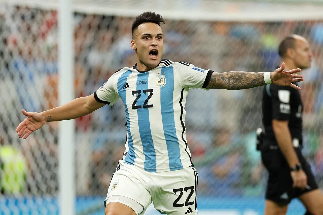 Lautaro Martínez; Selección Argentina. Foto: NA.