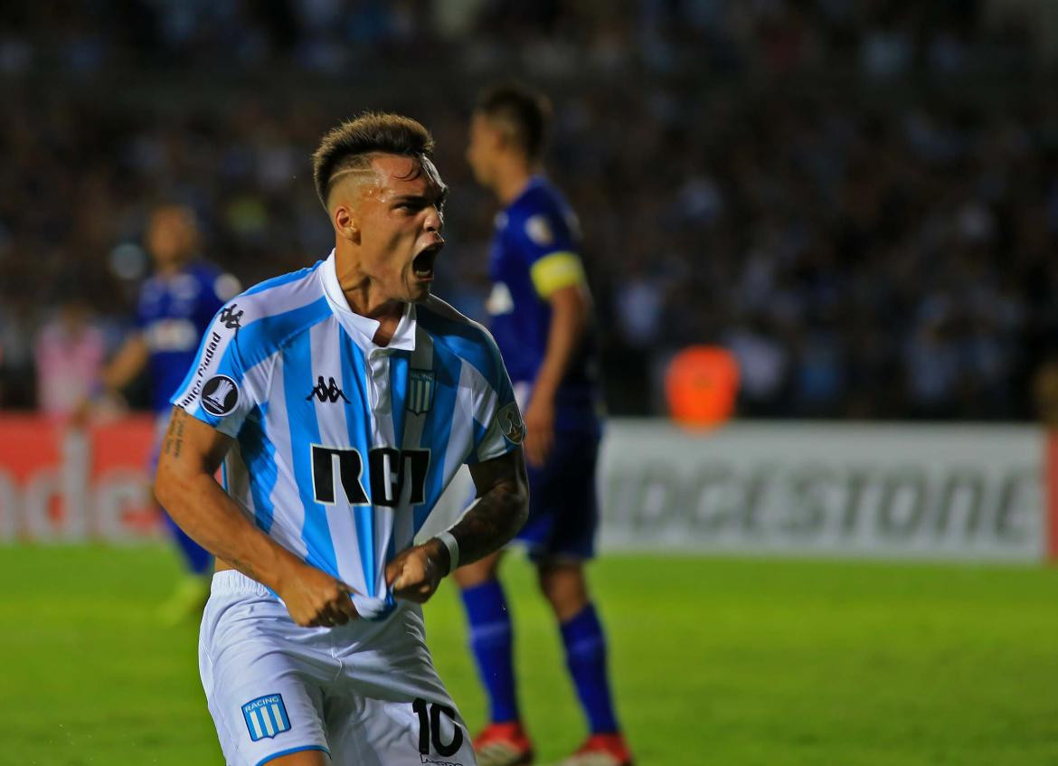 Lautaro Martínez; Racing Club. Foto: NA.