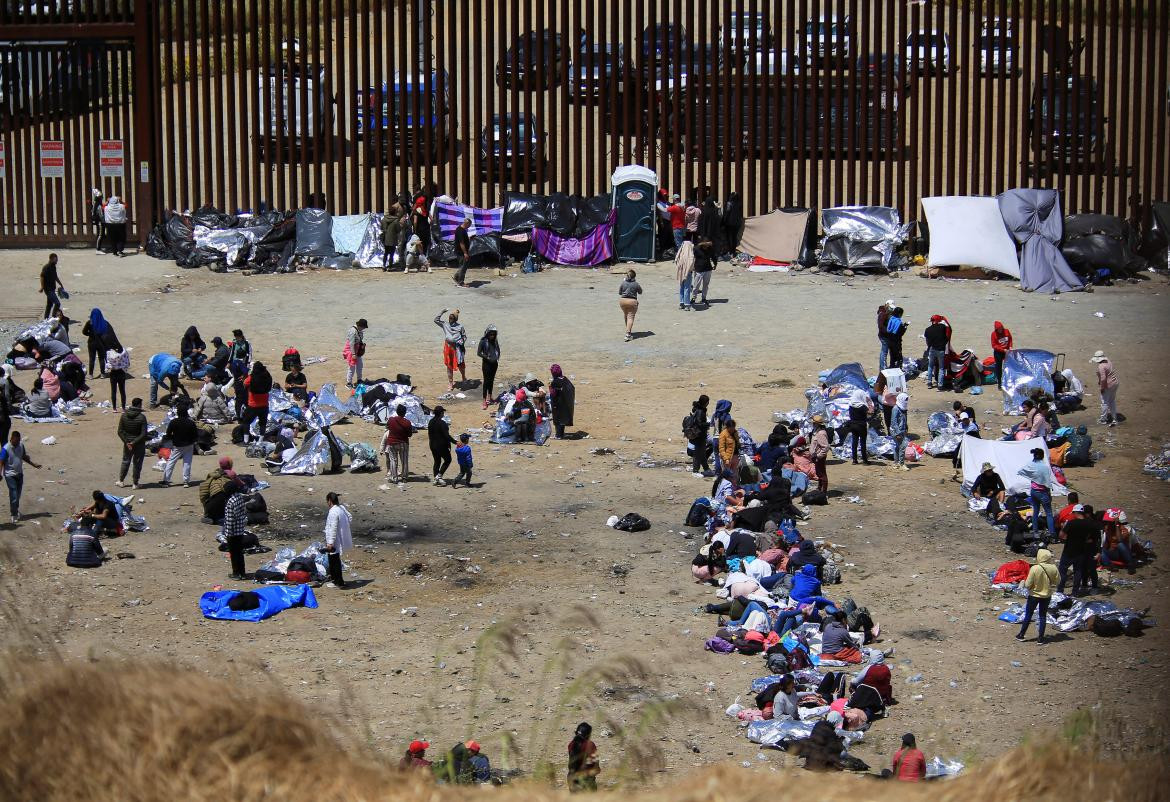 Crisis migratoria en la frontera de EEUU. Foto: Reuters