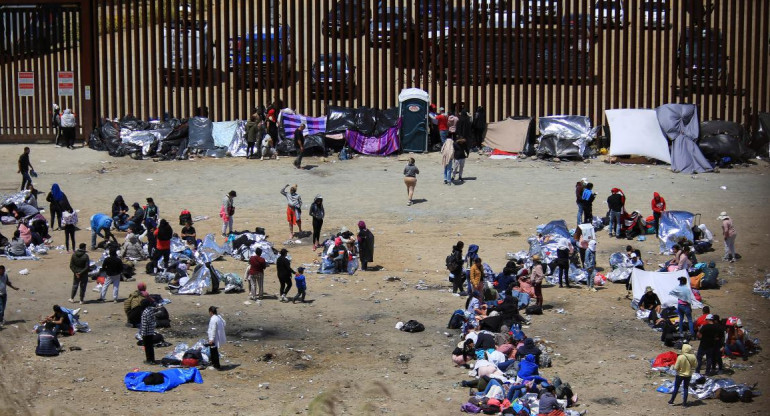 Crisis migratoria en la frontera de EEUU. Foto: Reuters