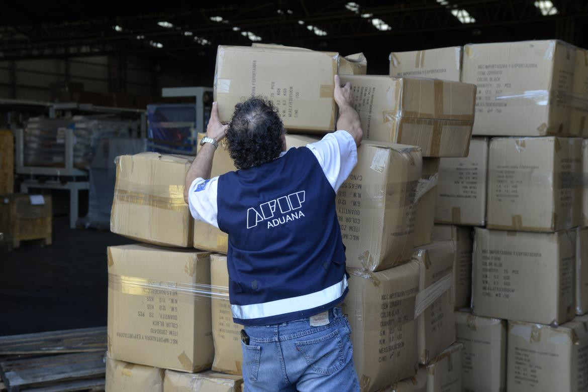 Programa de donaciones de la Aduana. Foto: prensa AFIP