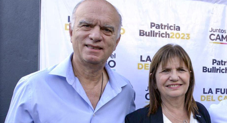 Néstor Grindetti y Patricia Bullrich. Foto: NA.