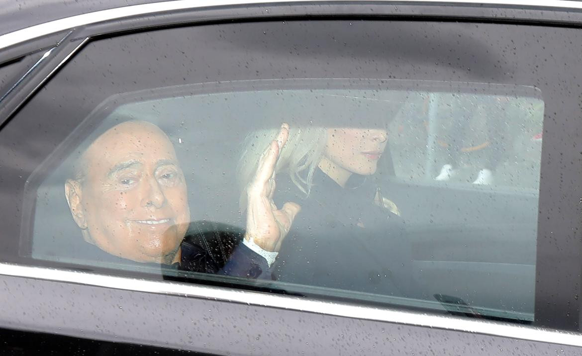 Alta médica para Silvio Berlusconi. Foto: EFE.