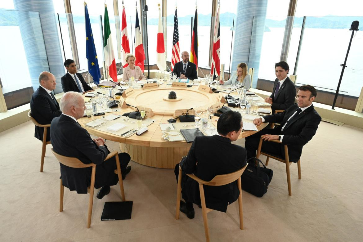 Lideres del G7. Foto: Reuters