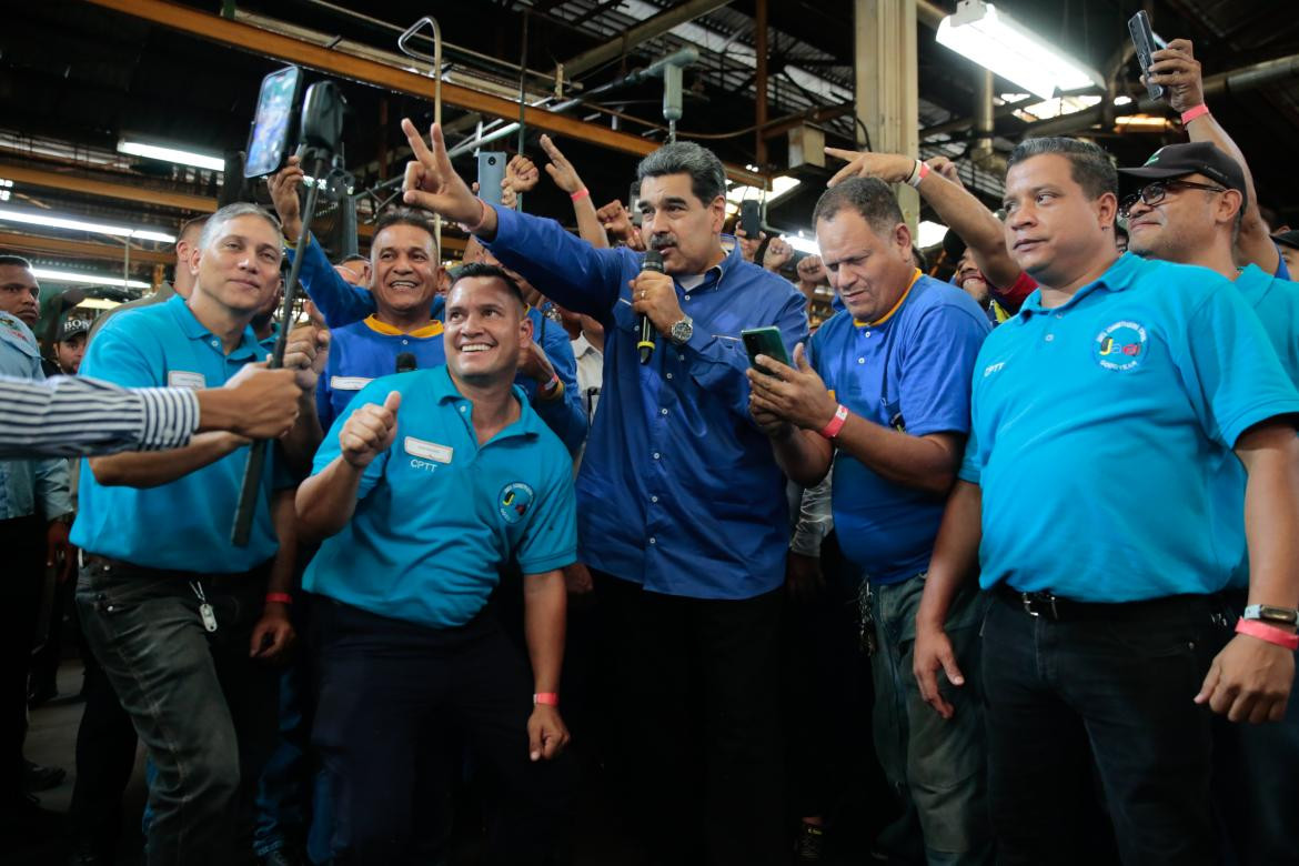 Nicolás Maduro en Venezuela. Foto: EFE.