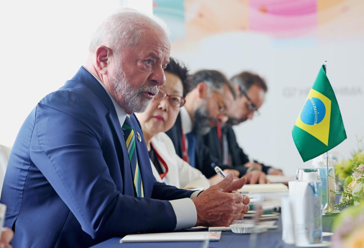 Lula da Silva en el G7. Foto: EFE.