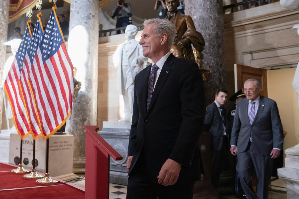 Kevin McCarthy, líder de los republicanos en la Cámara de Representantes de Estados Unidos. Foto: Reuters.