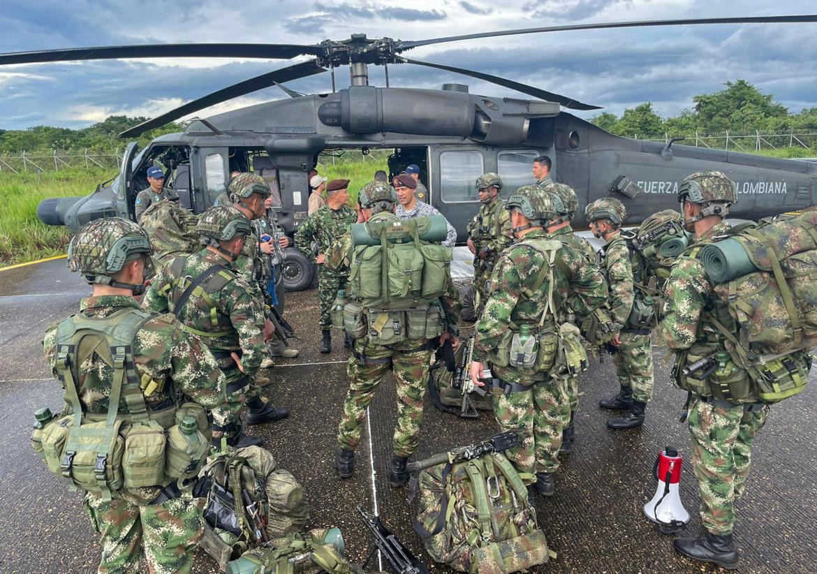 Refuerzan la búsqueda de niños desaparecidos en Colombia. Foto: EFE.