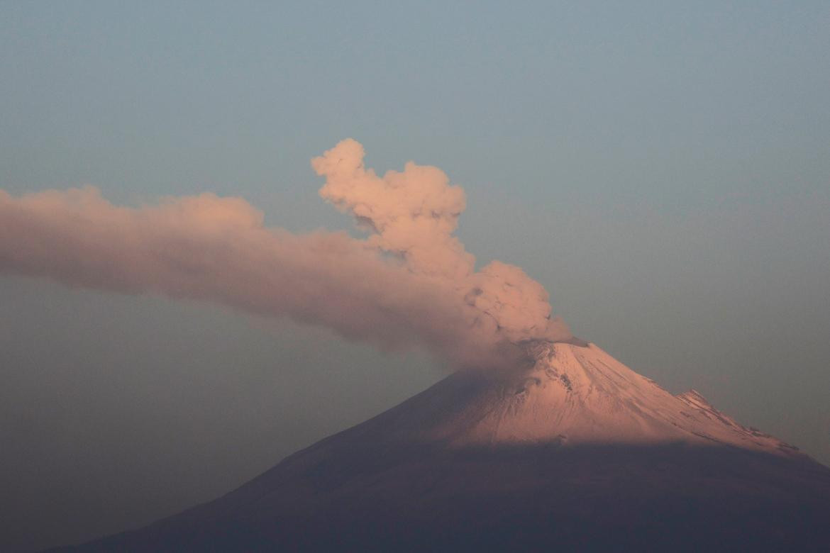 Volcán Popocatépetl, México, erupción, Foto Reuters