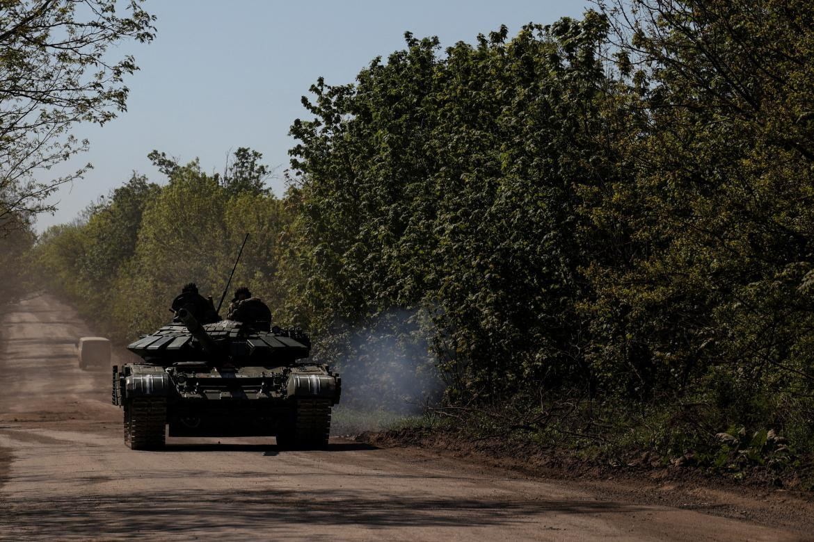 Guerra entre Rusia y Ucrania, tanque ruso, Reuters