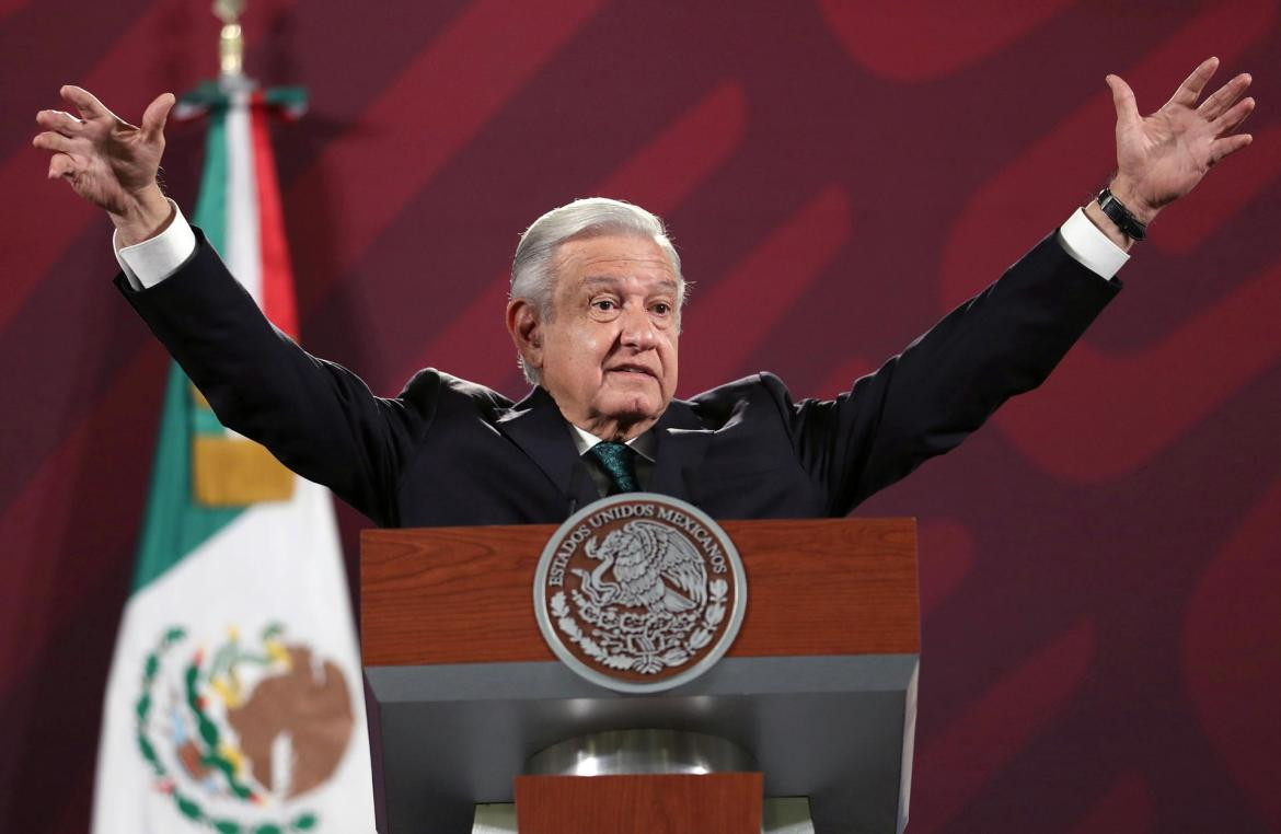 Andrés Manuel López Obrador, el presidente de México. Foto: EFE.