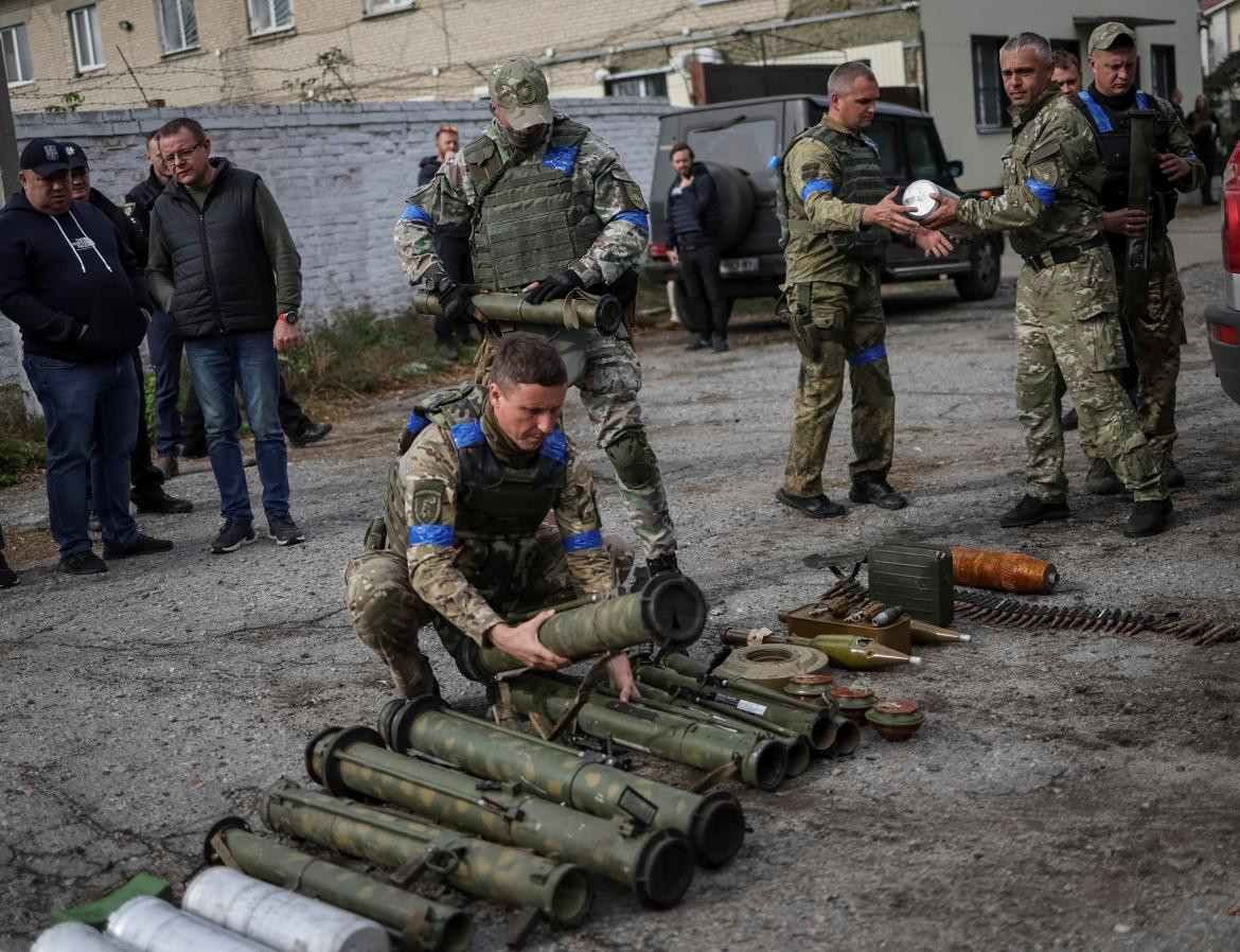 Municiones para el ejército ucraniano. Foto: Reuters