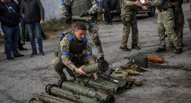 Municiones para el ejército ucraniano. Foto: Reuters