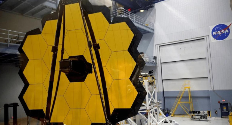 El telescopio James Webb. Foto: Reuters.