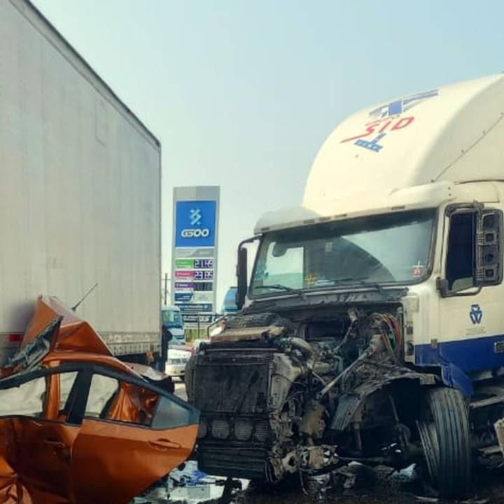 Accidente en México. Foto: El Heraldo de Tabasco.