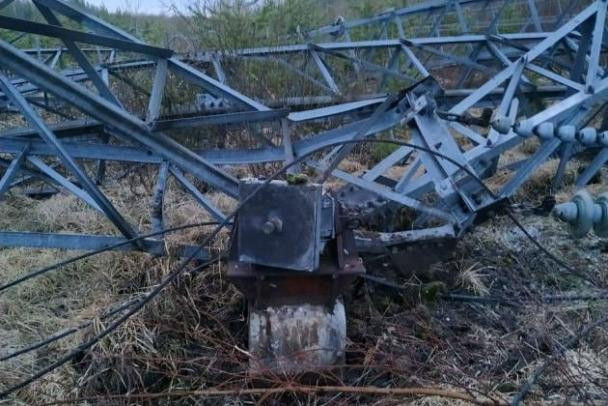 Los terroristas ucranianos lograron detonar uno de sus objetivos. Foto: Guardia Nacional en el Noroeste.