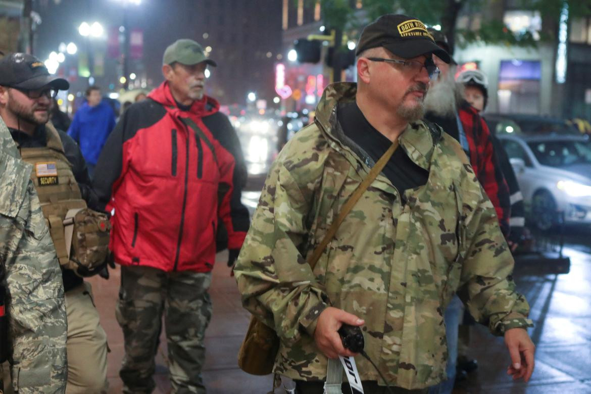 El fundador de la milicia Oath Keepers, Stewart Rhodes. Foto: Reuters