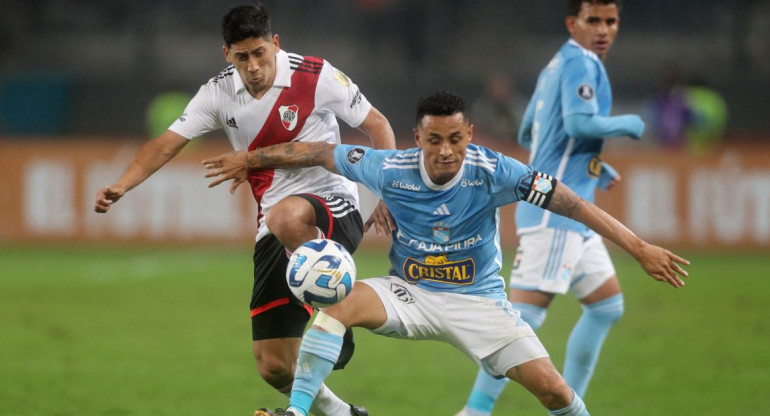 Rodrigo Aliendro; Sporting Cristal vs. River Plate; Copa Libertadores. Foto: Reuters.