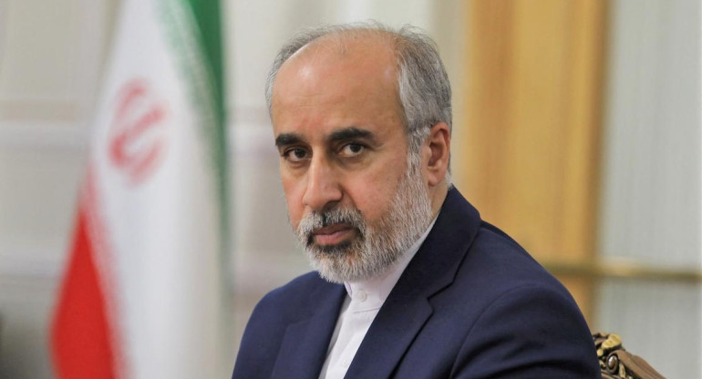 Naser Kanani, portavoz iraní. Foto: REUTERS.