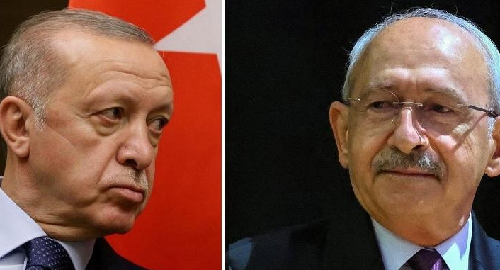 Kiliçdaroglu y Erdogan se medirán en el balotaje. Foto: Captura.