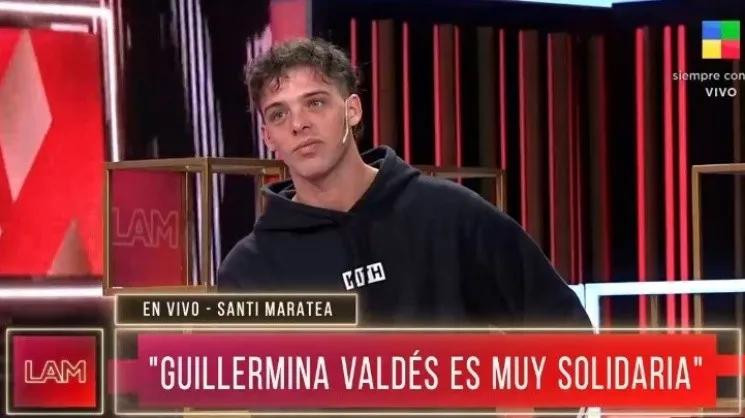 Santi Maratea habló sobre su relación con Valdés. Foto: captura LAM.