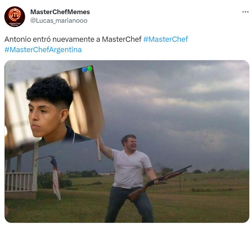 Meme de MasterChef. Foto: Twitter.