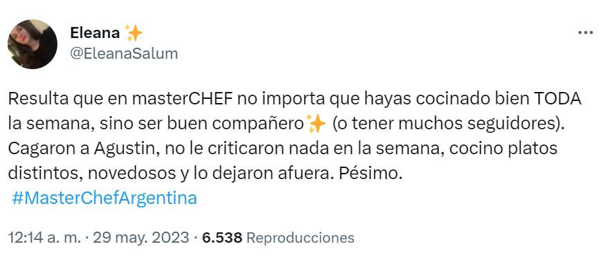 Meme de MasterChef. Foto: Twitter.