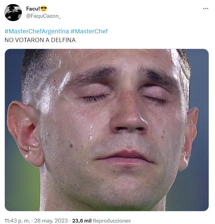 Meme de MasterChef. Foto: Twitter.