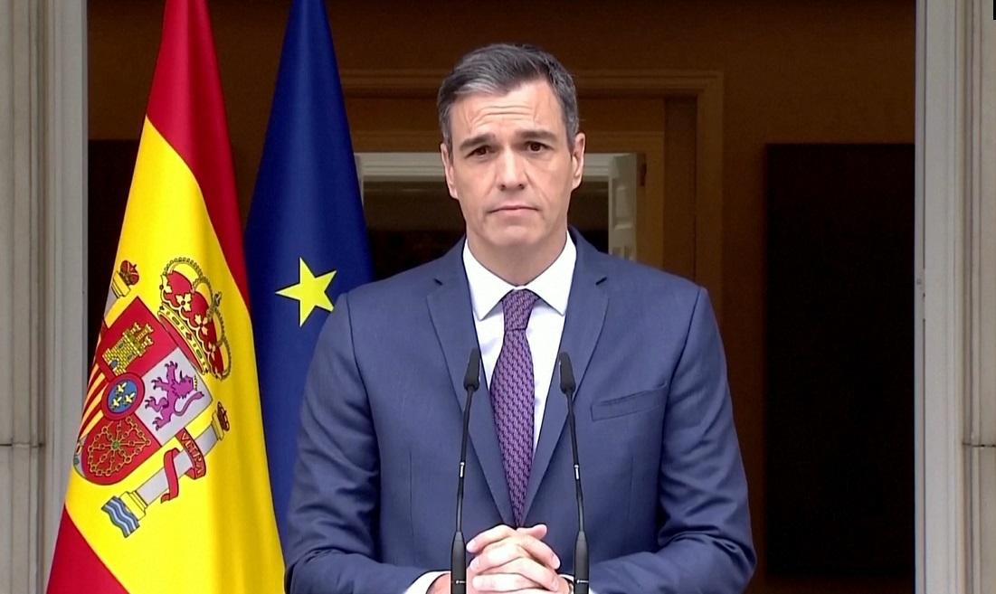 Pedro Sánchez, jefe del gobierno de España. Foto: video Reuters.