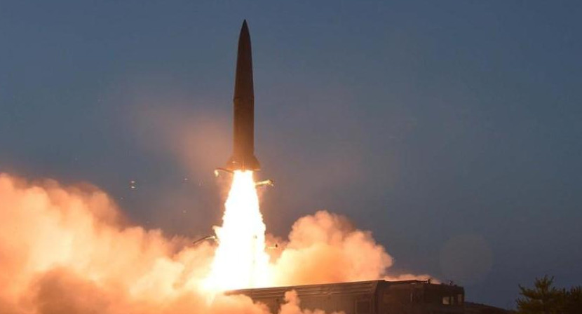 Lanzamiento de un misil de Corea del Norte. Fuente: Reuters.