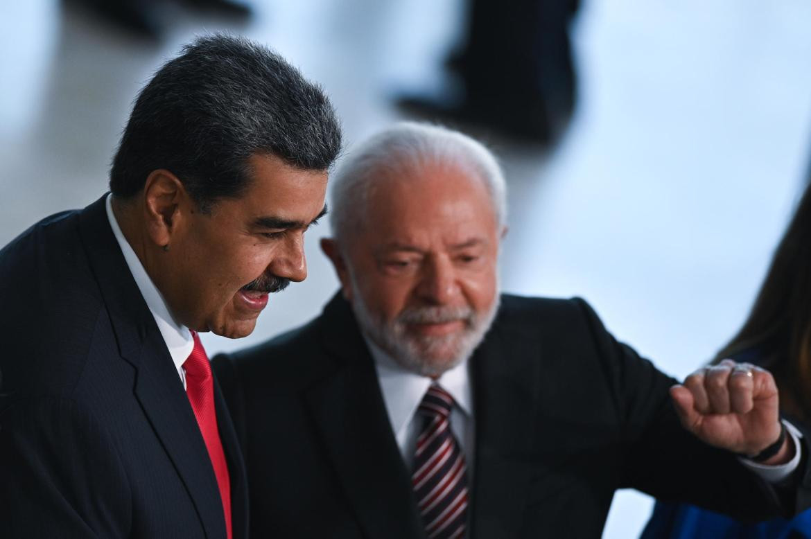 Lula da Silva y Nicolás Maduro en Brasil. Foto: EFE.