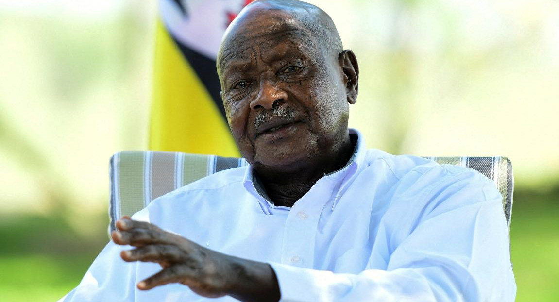 Yoweri Museveni, presidente de Uganda. Foto: Reuters. 