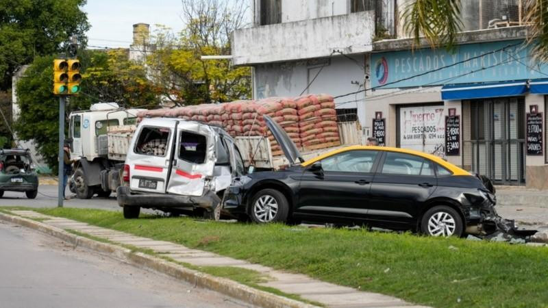 Choque fatal en Villa Gobernador Gálvez. Foto: Gentileza Rosario3.