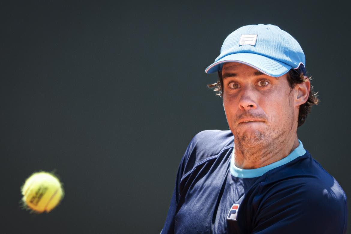 Guido Pella en Roland Garros. Foto: EFE