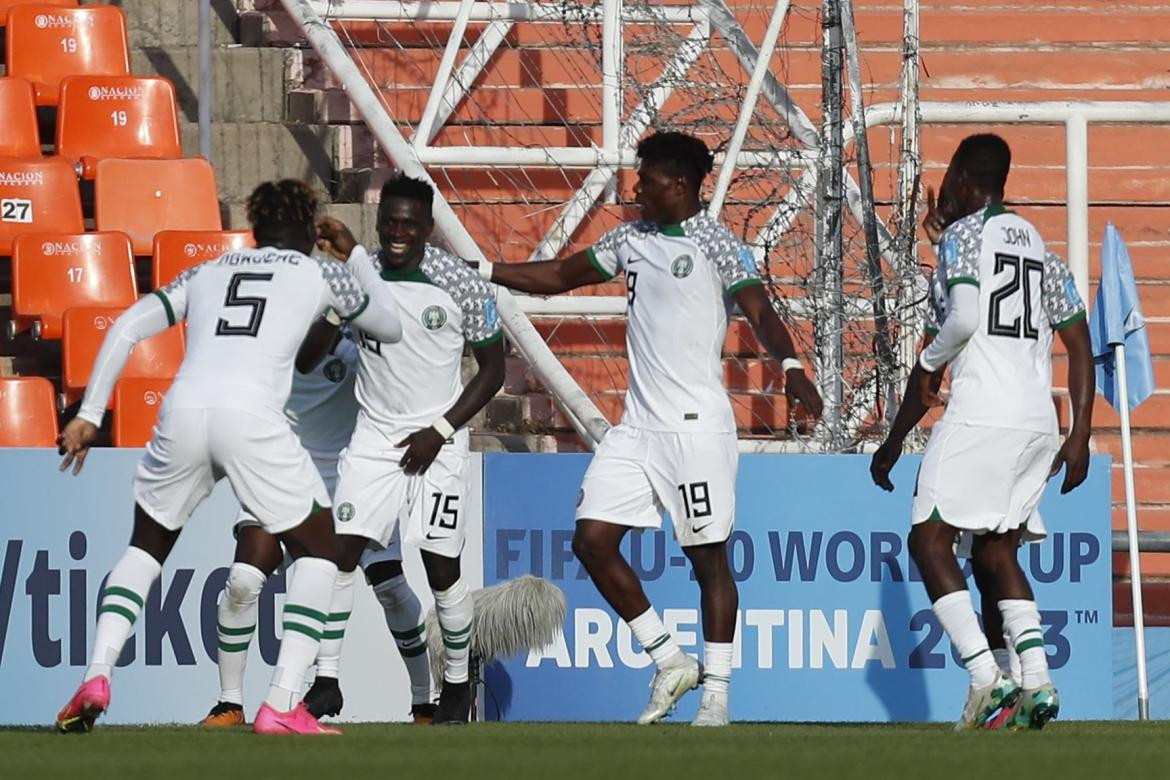 Selección de Nigeria en el Mundial Sub 20. Foto: EFE.