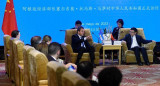 Sergio Massa en China. Foto: NA.
