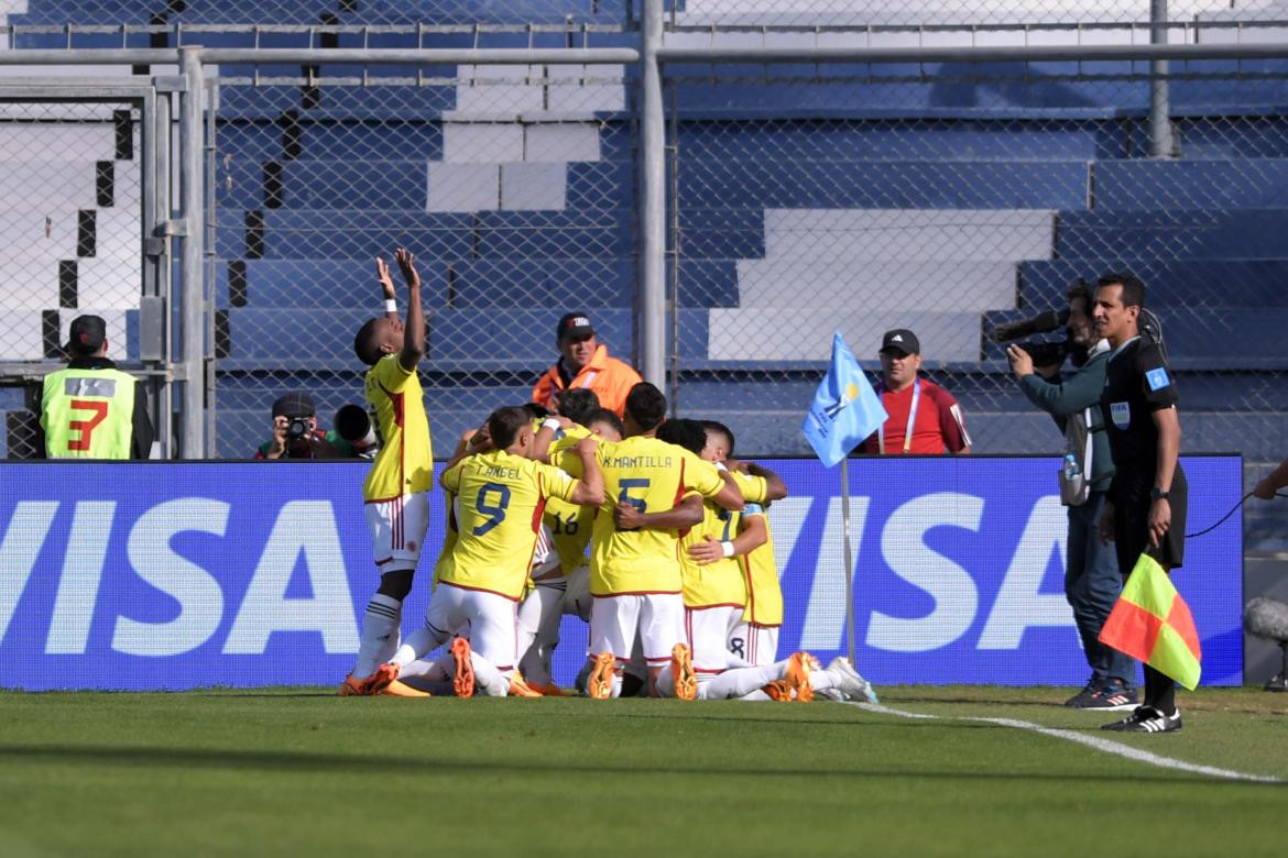 Colombia goleó a Eslovaquia. Foto: Télam.