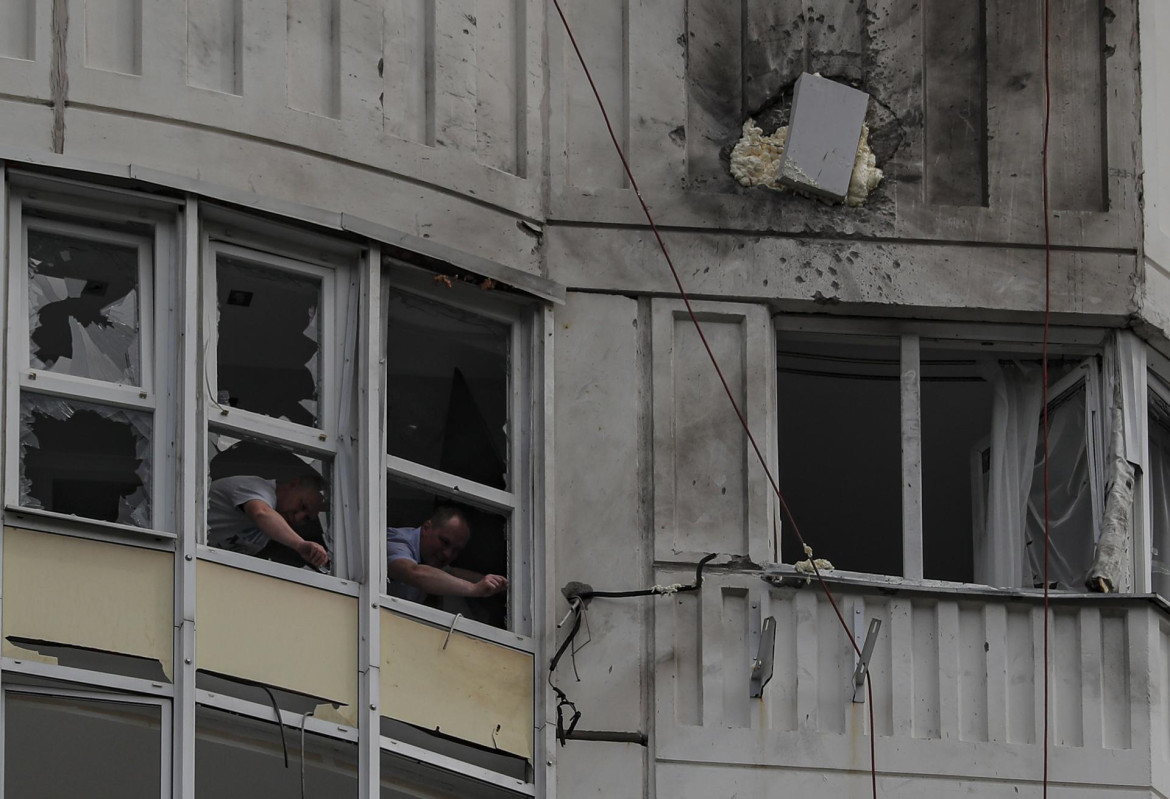 Rusia atacó Kiev con 10 misiles Iskander. Foto: EFE.