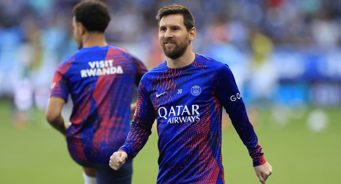 Lionel Messi vive sus últimos días como jugador del PSG. Foto: Reuters.