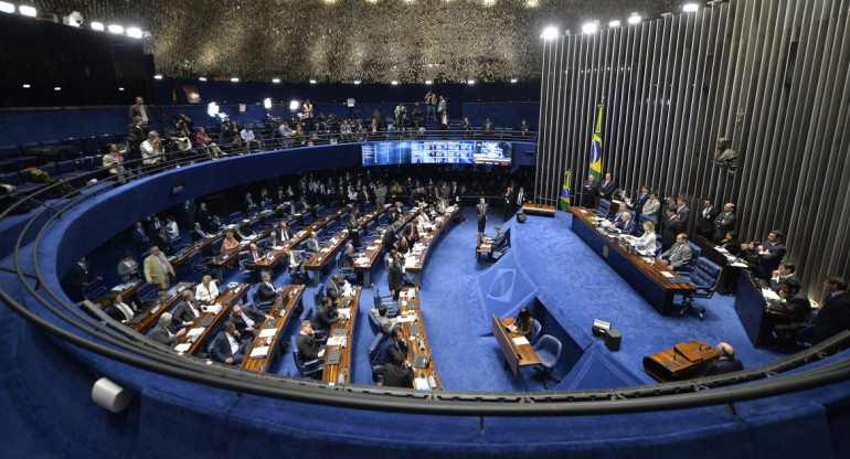 Senado de Brasil. Foto: EFE.